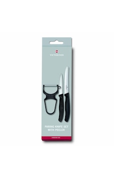 Victorinox Soyma Bıçağı Seti 3 Parça Siyah Victorinox Soyma Bıçağı Seti 3 Parça Siyah