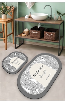 EARTH SURFACE DJT 2 LI SET Banyo Halısı Banyo Paspası Çok Renkli EARTH SURFACE DJT 2 LI SET Banyo Halısı Banyo Paspası Çok Renkli