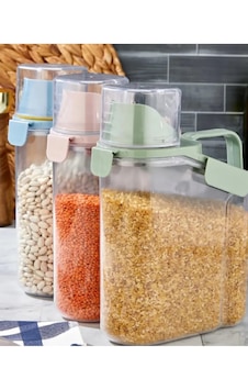 Bakliyat Ve Deterjan Saklama Kabı Sızdırmaz Contalı 1100 Ml-1 Adet Bakliyat Ve Deterjan Saklama Kabı Sızdırmaz Contalı 1100 Ml-1 Adet