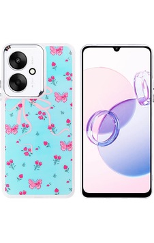 Teleplus Xiaomi Poco C65 Kılıf Hadra Lüx Desenli Kapak Teleplus Xiaomi Poco C65 Kılıf Hadra Lüx Desenli Kapak