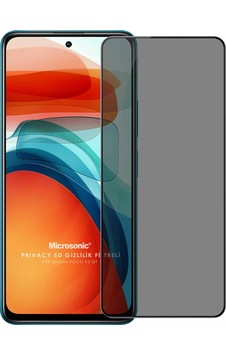 Microsonic Xiaomi Poco X3 Gt Privacy 5d Gizlilik Filtreli Cam Ekran Koruyucu Siyah Microsonic Xiaomi Poco X3 Gt Privacy 5d Gizlilik Filtreli Cam Ekran Koruyucu Siyah