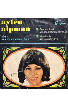 Ayten Alpman Seni Unutmak Senden Kaçmak İstiyorum 45lik Plak Ayten Alpman Seni Unutmak Senden Kaçmak İstiyorum 45lik Plak
