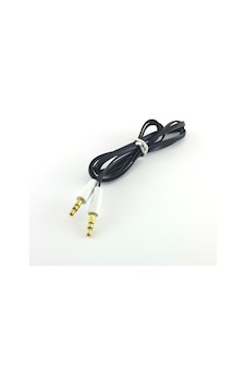 Electroon 3.5Mm Stereo Flat Audio Aux Kablo Siyah 1Mt Electroon 3.5Mm Stereo Flat Audio Aux Kablo Siyah 1Mt