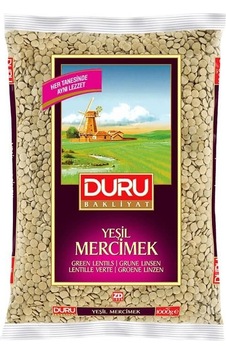 Duru Bakliyat Yeşil Mercimek 1 KG Duru Bakliyat Yeşil Mercimek 1 KG