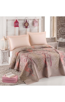 Eponj Home Doğal Pike Baskılı Çift Kişilik Urla Bej Bej Eponj Home Doğal Pike Baskılı Çift Kişilik Urla Bej Bej