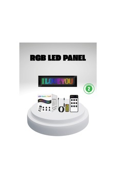 Rgb Led Panel Mobil Uyumlu, Yazı Ve Gıf Destekli, Usb Bağlantılı Dekoratif Ekran Lisinya Çok Renkli Rgb Led Panel Mobil Uyumlu, Yazı Ve Gıf Destekli, Usb Bağlantılı Dekoratif Ekran Lisinya Çok Renkli