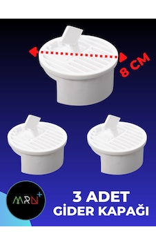 Mirvano 3 Adet, Gider Kapağı,yer Süzgeci, Izgarası Plastik Gider Kapağı Beyaz Mirvano 3 Adet, Gider Kapağı,yer Süzgeci, Izgarası Plastik Gider Kapağı Beyaz