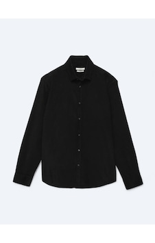 Kip Siyah Fitilli Regular Fit Dokuma Kadife Casual %100 Pamuk Gömlek Siyah Kip Siyah Fitilli Regular Fit Dokuma Kadife Casual %100 Pamuk Gömlek Siyah