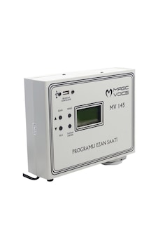 Ayt Magicvoice Mv-145 3 Hocalı Programlı Duvar Tipi Ezan Saati Cami İçin Otomatik Ezan Sela Okuma Cihazı Ayt Magicvoice Mv-145 3 Hocalı Programlı Duvar Tipi Ezan Saati Cami İçin Otomatik Ezan Sela Okuma Cihazı