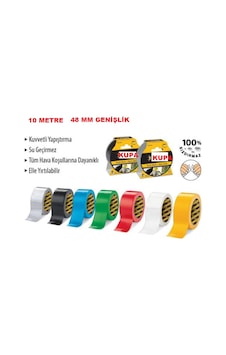 Kupa Tamir Bandı 48 Mm 10 Metre Su Sızdırmaz Mavi Renk Kupa Tamir Bandı 48 Mm 10 Metre Su Sızdırmaz Mavi Renk