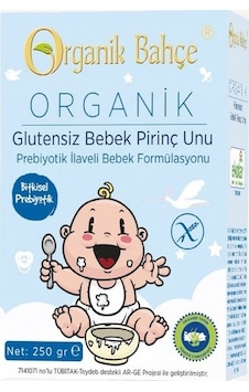 Organik Bahçe Organik Glutensiz 6+ Ay Bebek Pirinç Unu 250 G Organik Bahçe Organik Glutensiz 6+ Ay Bebek Pirinç Unu 250 G