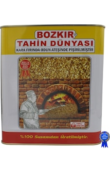 Bozkır Tahin Dünyası Kepekli Tahin Teneke 1750 G Bozkır Tahin Dünyası Kepekli Tahin Teneke 1750 G