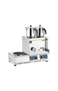 Remta K 31 Çift Demlikli Elektrikli Çay Kazanı Inox 23 L Remta K 31 Çift Demlikli Elektrikli Çay Kazanı Inox 23 L