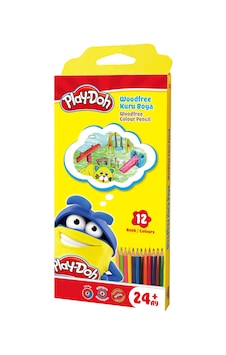 Play-Doh Woodfree Kuru Boya 12 Renk Play-Doh Woodfree Kuru Boya 12 Renk