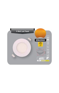 Tek-İş Led Panel 3 W Gün Işiği 220v 130lm