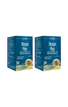 Plus 1200 Mg Omega 3 Saf Balık Yağı 50 Kapsül 2'Li Paket