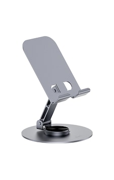 Wiwu Zm-014 Taşınabilir Katlanabilir 360 Derece Dönebilen Metal Telefon Ve Tablet Standı Gri