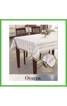 Vaveni Pamuklu Masa Örtüsü Tablecloth 150x260 Cm Yemek Masası Örtüsü Otantik Model Krem Arz Vaveni Pamuklu Masa Örtüsü Tablecloth 150x260 Cm Yemek Masası Örtüsü Otantik Model Krem Arz