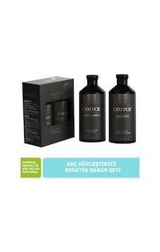 Cozyce Brezilya Fönü Keratini Tuzsuz 600 ML + Keratin Şampuan 600 ML