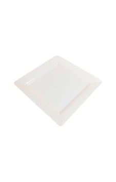 Plastik Kare Tabak Beyaz 22 Cm - 10 Adet Genel Plastik Kare Tabak Beyaz 22 Cm - 10 Adet Genel