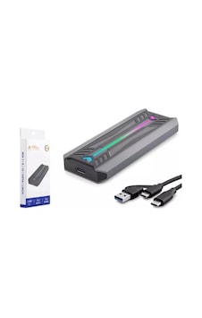 Hadron Hdx1775 Ssd Kutu Type-c3.1 + Usb3.0 Nvme M2 Chıp Rtl9210 Siyah Hadron Hdx1775 Ssd Kutu Type-c3.1 + Usb3.0 Nvme M2 Chıp Rtl9210 Siyah