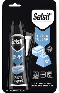 Selsil Hibrit Ultra Clear Yapıştırıcı 50 ML