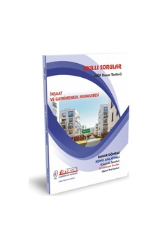 İlkumut Yayınları - İnşaat Ve Gayrimenkul Muhasebesi - Konu Anlatımlı - Çözümlü Sorular İlkumut Yayınları - İnşaat Ve Gayrimenkul Muhasebesi - Konu Anlatımlı - Çözümlü Sorular