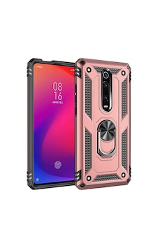 Xiaomi Mi 9t Kılıf Tank Zırh Yüzüklü Mıknatıslı Standlı Kapak Vega