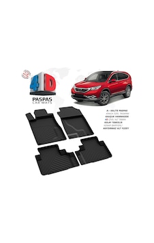 Honda Cr-v 4d Araca Özel Havuzlu Kauçuk Paspas 2012-2018