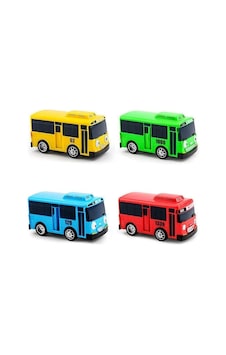 Tayo Oyuncak Otobüs 7 Cm 4lü Set Çek Bırak Tayobüs Diğer