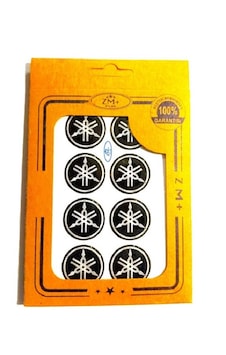 Yamaha Koruma Takozu Damla Etiket Sticker Ø28 Mm Siyah-beyaz Yamaha Koruma Takozu Damla Etiket Sticker Ø28 Mm Siyah-beyaz