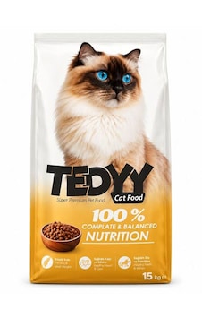 Teddy Aldut Yetişkin Tavuklu Kedi Maması 15kg