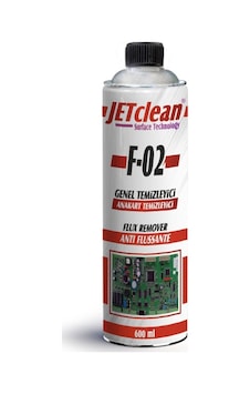 Jetclean F-02 Flux Anakart Temizleme Sprey 600 ML Jetclean F-02 Flux Anakart Temizleme Sprey 600 ML
