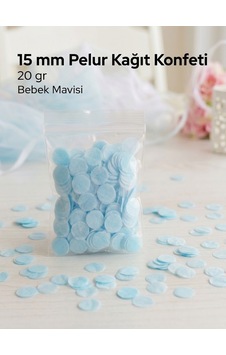 Bebek Mavi Pelur Kağıt Konfeti, 15 Mm - 20 Gr, Parti, Düğün Ve Etkinlik Süsleme Konfetisi Tüm Yaşlar Bebek Mavi Pelur Kağıt Konfeti, 15 Mm - 20 Gr, Parti, Düğün Ve Etkinlik Süsleme Konfetisi Tüm Yaşlar