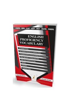 English Proficiency Vocabulary - Gürcan Günay - Pelikan Yayınları English Proficiency Vocabulary - Gürcan Günay - Pelikan Yayınları