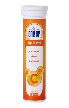5 Adet One Up Üçlü Etki C Vitamini Çinko+d Vitamini 15'li