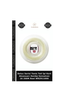 Delux Serisi Tenis Teli İpi Kort Aksesuarı Kordaj Sensatıon 16 200m Reel Wrz911000 Delux Serisi Tenis Teli İpi Kort Aksesuarı Kordaj Sensatıon 16 200m Reel Wrz911000