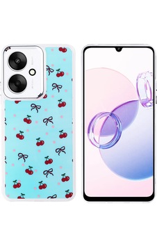 Xiaomi Poco C65 Kılıf Airbag Tasarımlı Zore Hadra Kapak Kiraz