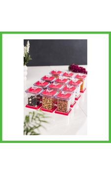 Vaveni Akrilik Fuşya 12 Li Baharat Kavanozu & Baharatlık & Baharatlık Seti 200 Ml Cam Değildir Arz Vaveni Akrilik Fuşya 12 Li Baharat Kavanozu & Baharatlık & Baharatlık Seti 200 Ml Cam Değildir Arz