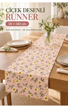 Slc Home 50 X 140 Cm Runner , Masa Örtüsü , Şık Tasarım Çok Renkli Pembe - 940738266 Pembe Slc Home 50 X 140 Cm Runner , Masa Örtüsü , Şık Tasarım Çok Renkli Pembe - 940738266 Pembe
