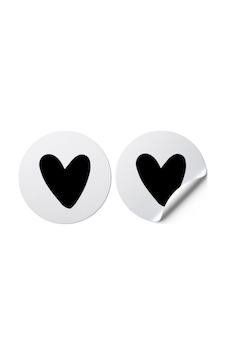 Siyah Kalp Love Sticker 3x3 Cm 100 Adet Diğer Siyah Kalp Love Sticker 3x3 Cm 100 Adet Diğer