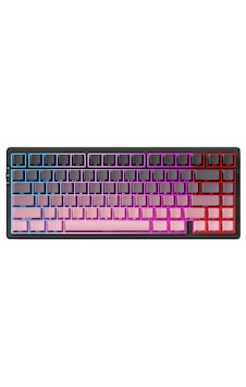 Mchose G75 Pro Black Pink %75 Matcha Latte Switch Hotswap Rgb Kablosuz İngilizce Mekanik Gaming Klavye G75-16a