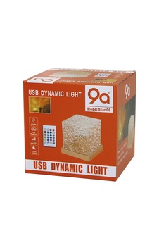 9a Star-06 Usb Dynamic Light Kumandalı Rgb Su Desenli Mika Kristal Gece Lambası 9a Star-06 Usb Dynamic Light Kumandalı Rgb Su Desenli Mika Kristal Gece Lambası