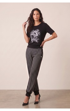 Guitar Casual Siyah Penye T-shirt Guitar Casual Siyah Penye T-shirt