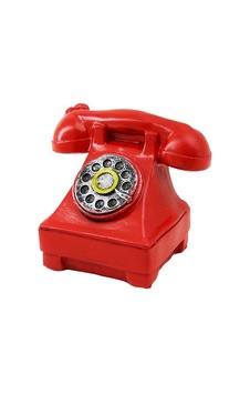 İbico İ12-215 Ankesörlü Telefon Vintage Dekoratif Biblo - Reçine 12x7.5 Cm