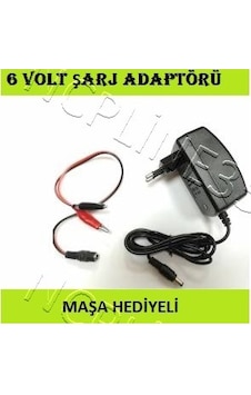 6 Volt Pilsan Oyuncak Araç Aküsü için Şarj Aleti Adaptörü Cihazı
