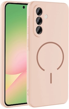 Samsung Uyumlu Galaxy A26 Kılıf M-safe Şarj Özellikli Zore Meta Kapak Rose Pembe Samsung Uyumlu Galaxy A26 Kılıf M-safe Şarj Özellikli Zore Meta Kapak Rose Pembe
