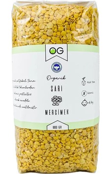 Organik Sarı Mercimek +6ay 800gr Organik Sarı Mercimek +6ay 800gr