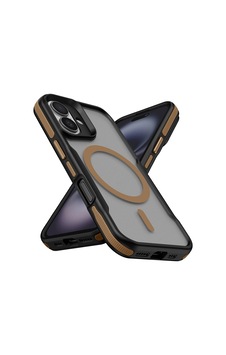 Apple Uyumlu iPhone 16 Plus Kılıf M-safe Şarj Özellikli Renkli Kenar Airbag Şeritli Zore Lamer Kapak Titanyum-Gold Apple Uyumlu iPhone 16 Plus Kılıf M-safe Şarj Özellikli Renkli Kenar Airbag Şeritli Zore Lamer Kapak Titanyum-Gold
