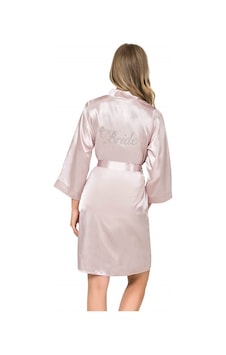 Mtm My The Mall Pudra Kısa Saten Bride Sabahlık Pudra Mtm My The Mall Pudra Kısa Saten Bride Sabahlık Pudra